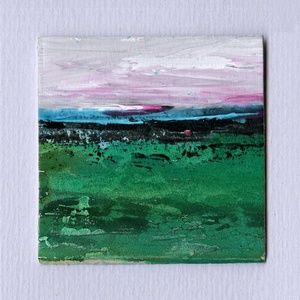 Tiny Landscape Painting by Kathy Morton Stanion - Magical Land 28